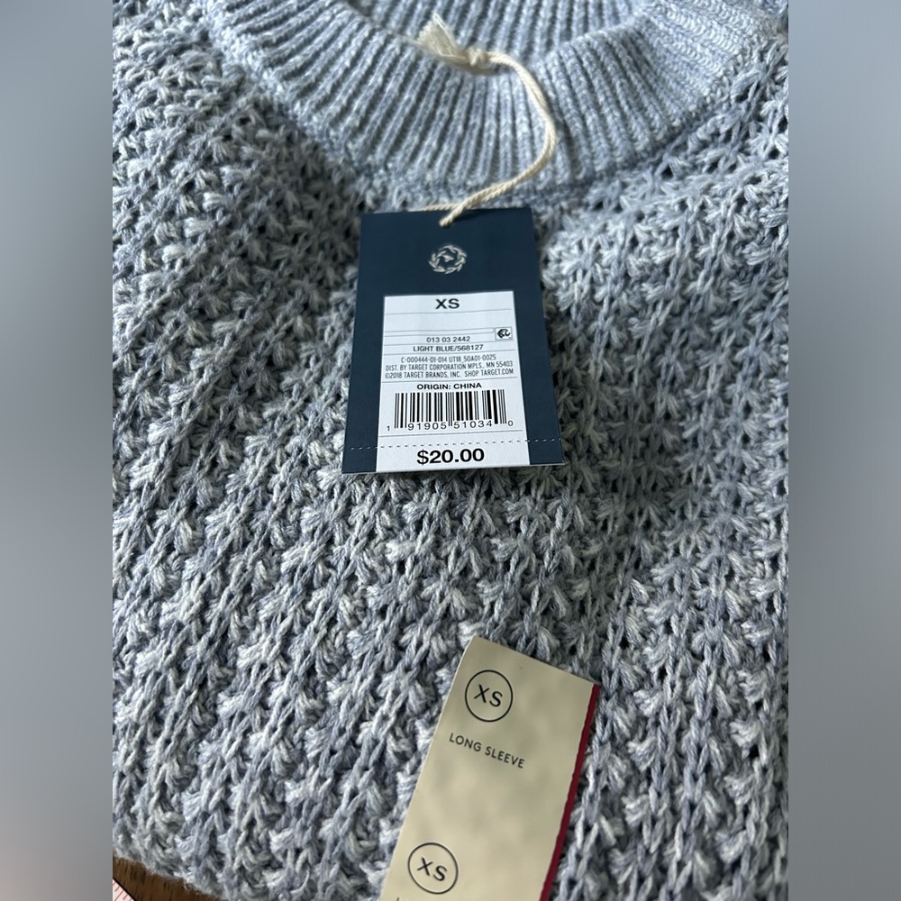NWT Universal Threads Light Blue Sweater